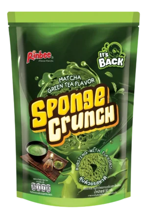 SPONGE CRUNCH MATCHA GREEN TEA FLAVOR
